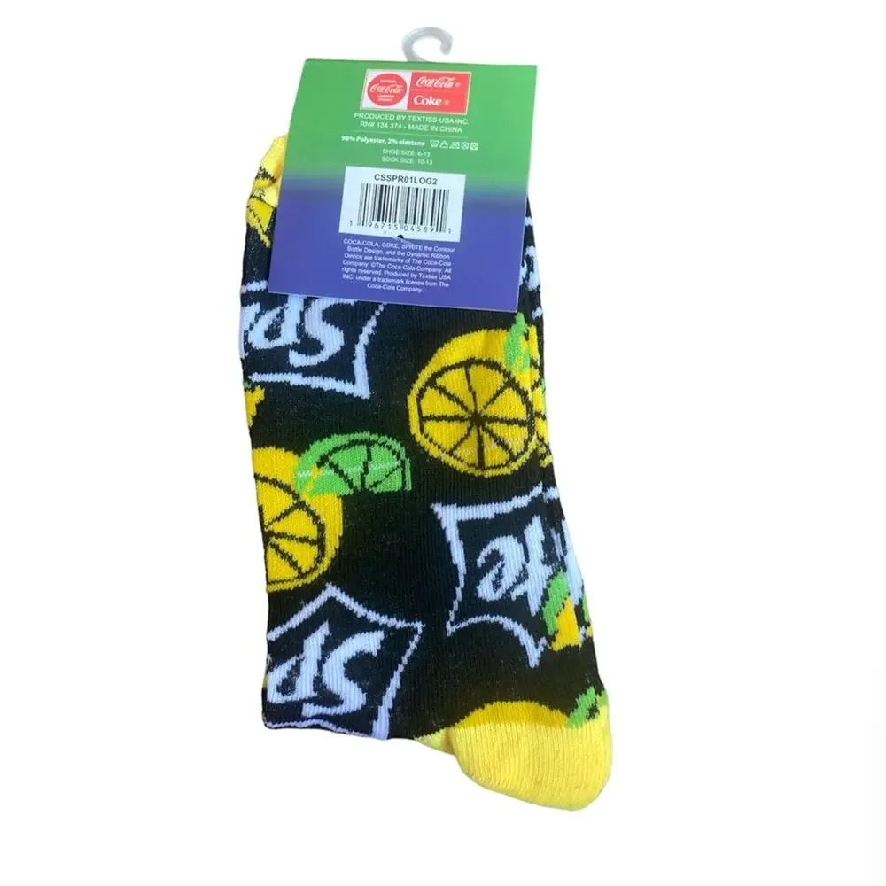 Sprite Unisex Novelty Crew Socks
